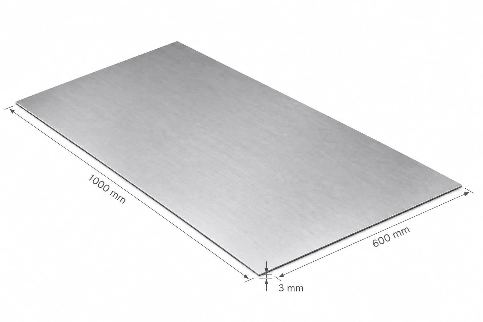 平刀模钢板 1000 × 600 × 3 mm 钢板产品图
