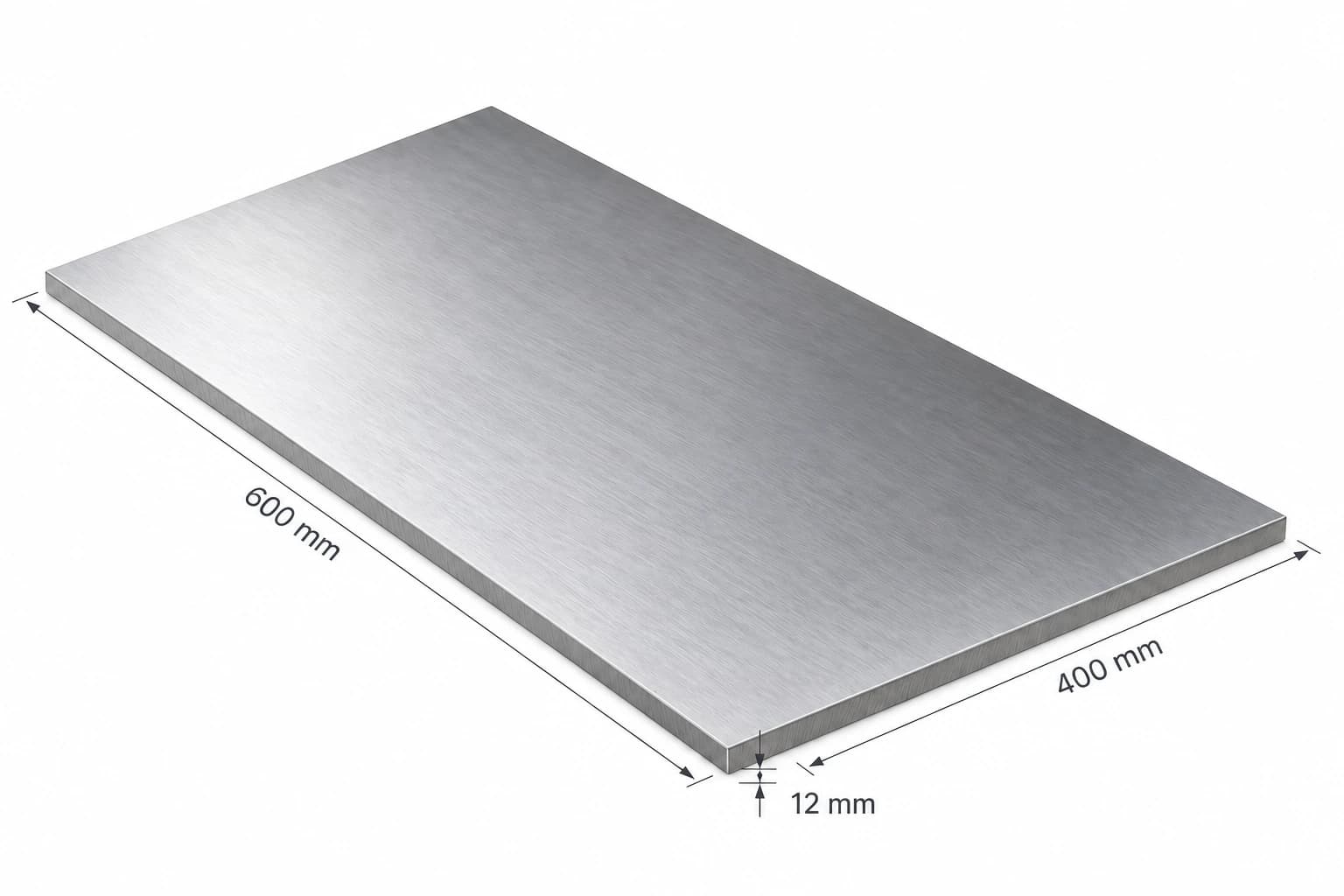 平刀模钢板 600 × 400 × 12 mm 钢板产品图