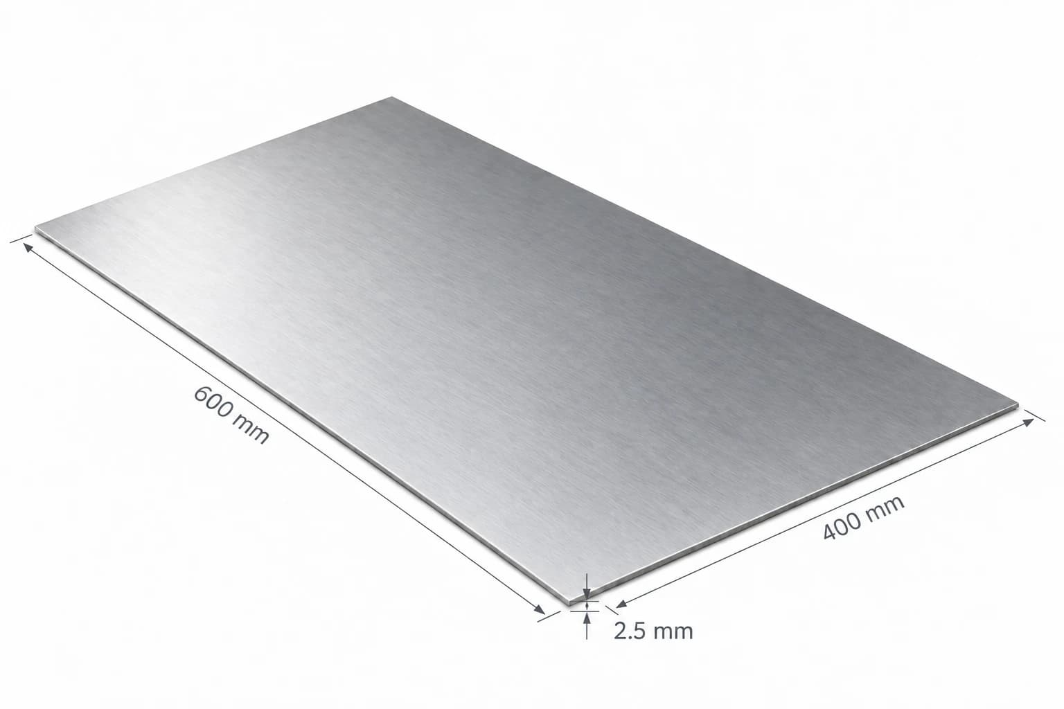 平刀模钢板 600 × 400 × 2.5 mm 钢板产品图