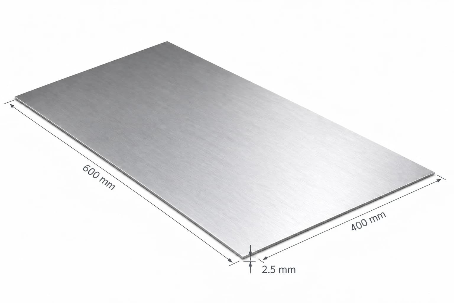 平刀模钢板 600 × 400 × 2.5 mm 钢板产品图